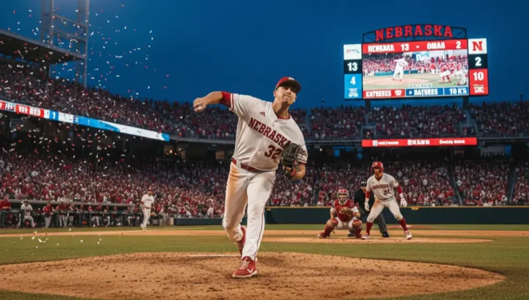 Katskee’s 10 K’s, 6-Run First Lead Nebraska Past Omaha in Home Opener