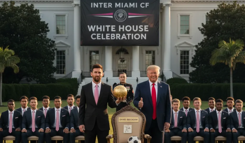 Lionel Messi Attends, But David Beckham Misses Inter Miami's Bizarre Trip To Donald Trump's White House