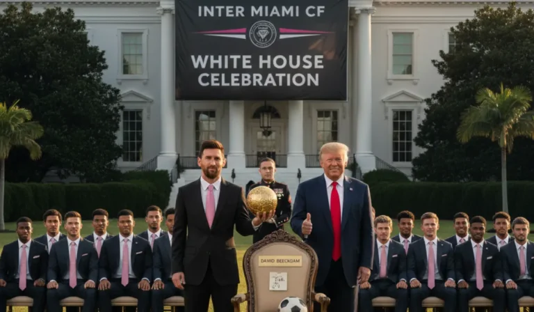 Lionel Messi Attends, But David Beckham Misses Inter Miami's Bizarre Trip To Donald Trump's White House