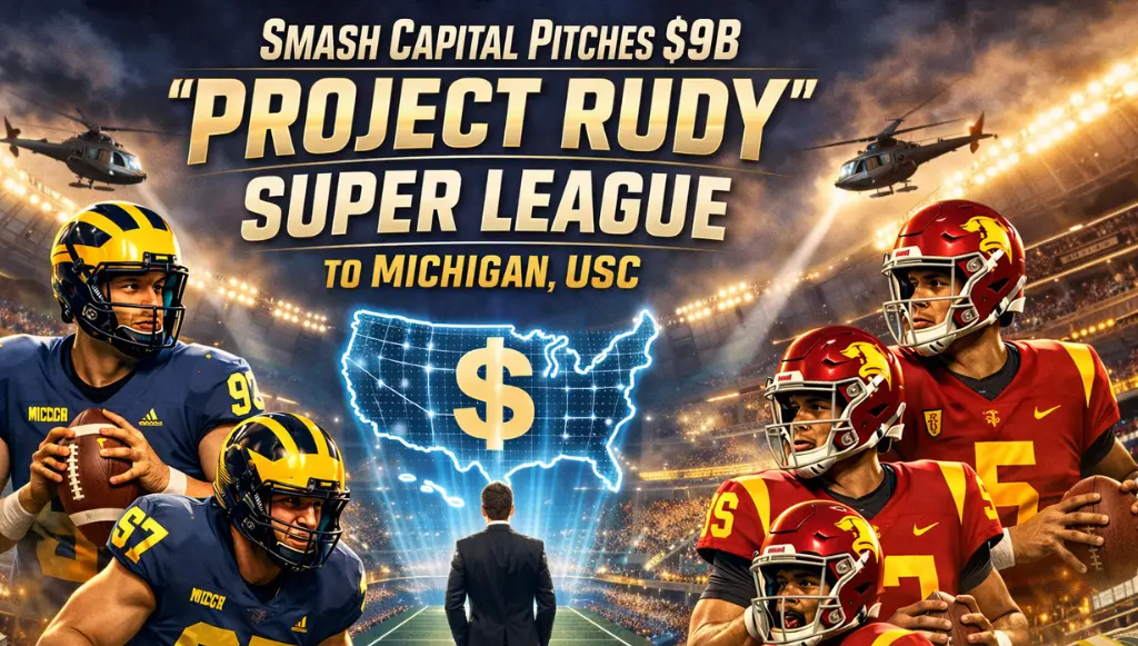 Smash Capital Pitches $9B ‘Project Rudy’ Super League to Michigan, USC